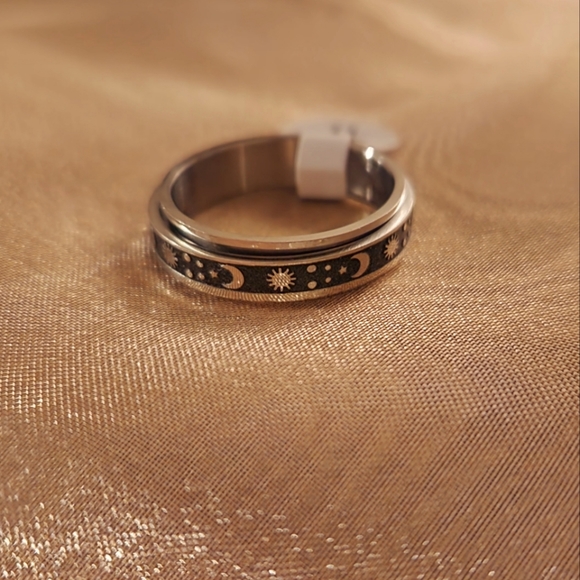 Celestial Fidget/Spin Ring - Picture 1 of 2